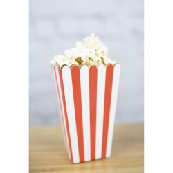 8 Botes  Popcorn Rouge / Blanc / Or. n3