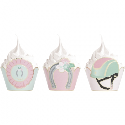 6 Caissettes Cupcakes - Cheval d Amour 
