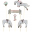 6 Cake Toppers - Cheval d'Amour