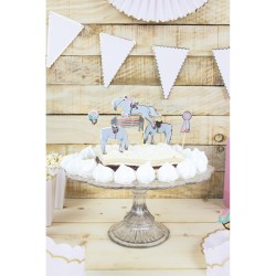 6 Cake Toppers - Cheval d Amour. n3