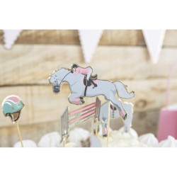 6 Cake Toppers - Cheval d Amour. n4