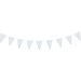 Guirlande Fanions Festonnes Bleu Pastel et Or - 3 m. n1