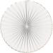 Set 3 Eventails Blanc et Or. n1