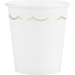 Bote  Fte Festonnes Blanc et Or. n2
