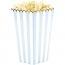8 Botes  Popcorn Bleu Pastel/Blanc/Or