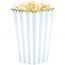 8 Botes  Popcorn Bleu Pastel/Blanc/Or