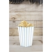 8 Boîtes à Popcorn Bleu Pastel/Blanc/Or. n°3