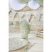 8 Assiettes Festonnes Shabby et Or. n3