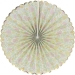 Set 3 Eventails Shabby et Or. n4