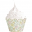 6 Caissettes Cupcakes Shabby et Or