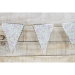 Guirlande Fanions Shabby et Or - 3 m. n3