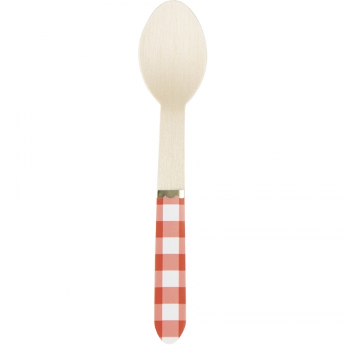 8 Cuillres en Bois Guinguette 