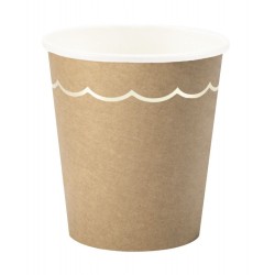 Boîte à Fête Festonnées Kraft et Or. n°2