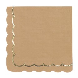 Boîte à Fête Festonnées Kraft et Or. n°3