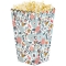 8 Boîtes à Popcorn Fleurs et Or images:#0