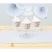 6 Caissettes Cupcakes Fleurs et Or. n2