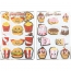 Contient : 1 x 25 Stickers - Junk Food