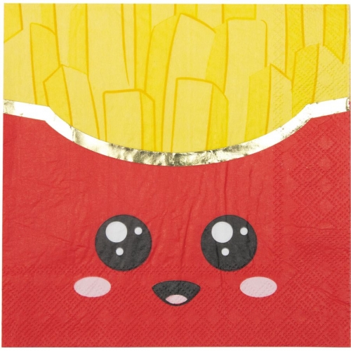 16 Serviettes Salty Junk Food 