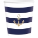Grande Bote  Fte Festonnes Marinire et Or. n2