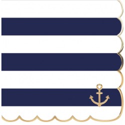 Grande Bote  Fte Festonnes Marinire et Or. n3