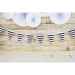 Guirlande Fanions Festonnes Marinire et Or - 3m. n3