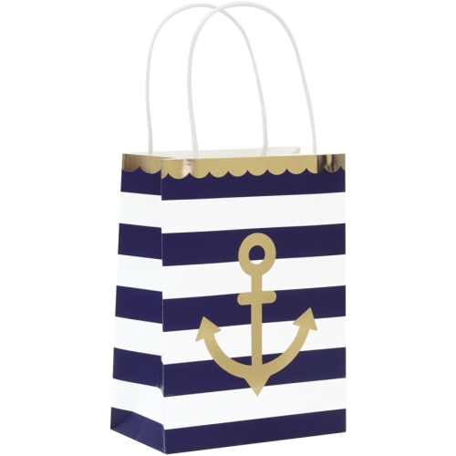 4 Sacs Cadeaux Marinire et Or 