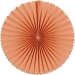 Set 3 Eventails Festonnes Terracotta et Or. n2