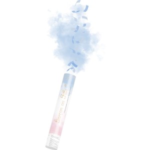 Canon  Confettis et Poudre Gender Reveal Bleu