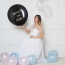 Ballon Gant Noir Gender Reveal Fille