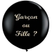 Ballon Gant Noir Gender Reveal Garon. n1