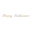 Guirlande Lettre Happy Halloween Pastel - 2m