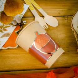 8 Décorations pour Gobelets - Automne. n°2