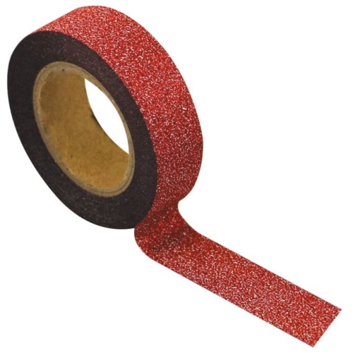 Washi Tape - Glitter Rouge 