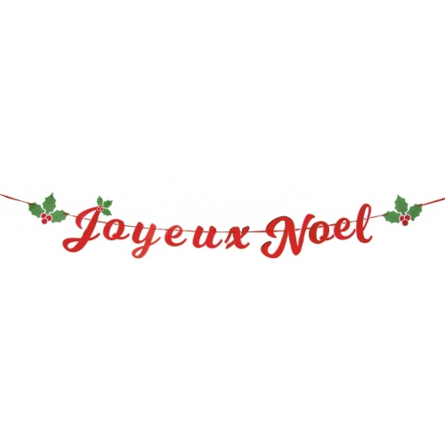 Guirlande Lettres - Joyeux Nol 