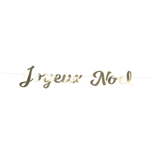 Guirlande Lettres - Joyeux Nol Or 