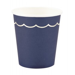 Bote  Fte Festonne Bleu Marine / Or. n2