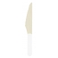 8 Couteaux en Bois Blanc/Or