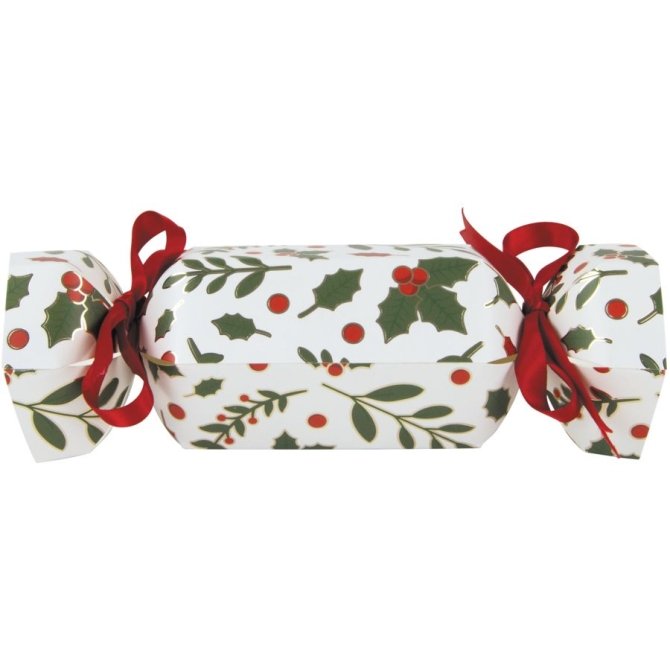 5 Petits Crackers Houx de Noël 