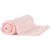 Chemin de Table Gaze de Coton Rose Pastel - 3 m