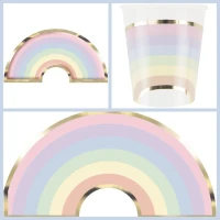 Boite  Fte Arc-en-Ciel Pastel