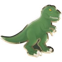 8 Assiettes Dino