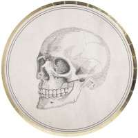8 Assiettes Crâne - Cabinet de Curiosités