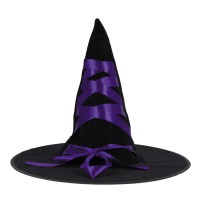 Chapeau Sorcire Violet/Noir