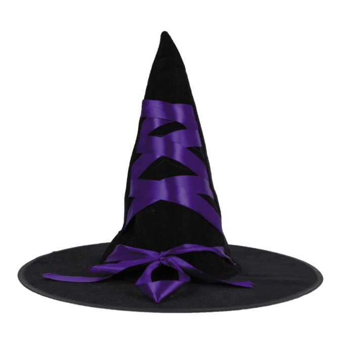 Chapeau Sorcire Violet / Noir 