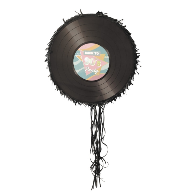 Pull Pinata Vinyle 90 s Party 