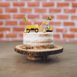 6 Cake Toppers - Chantier. n1