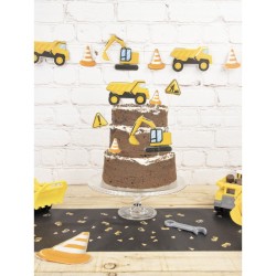 6 Cake Toppers - Chantier. n3