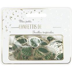 Confettis Feuilles Tropicales. n3