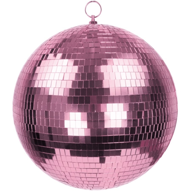 1 Boule Disco Pink - 30 cm 