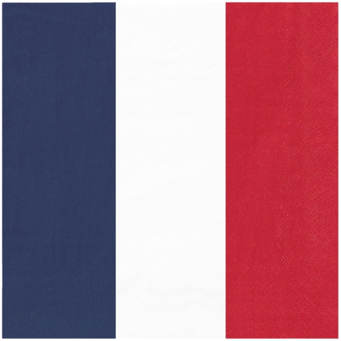 16 Serviettes France 